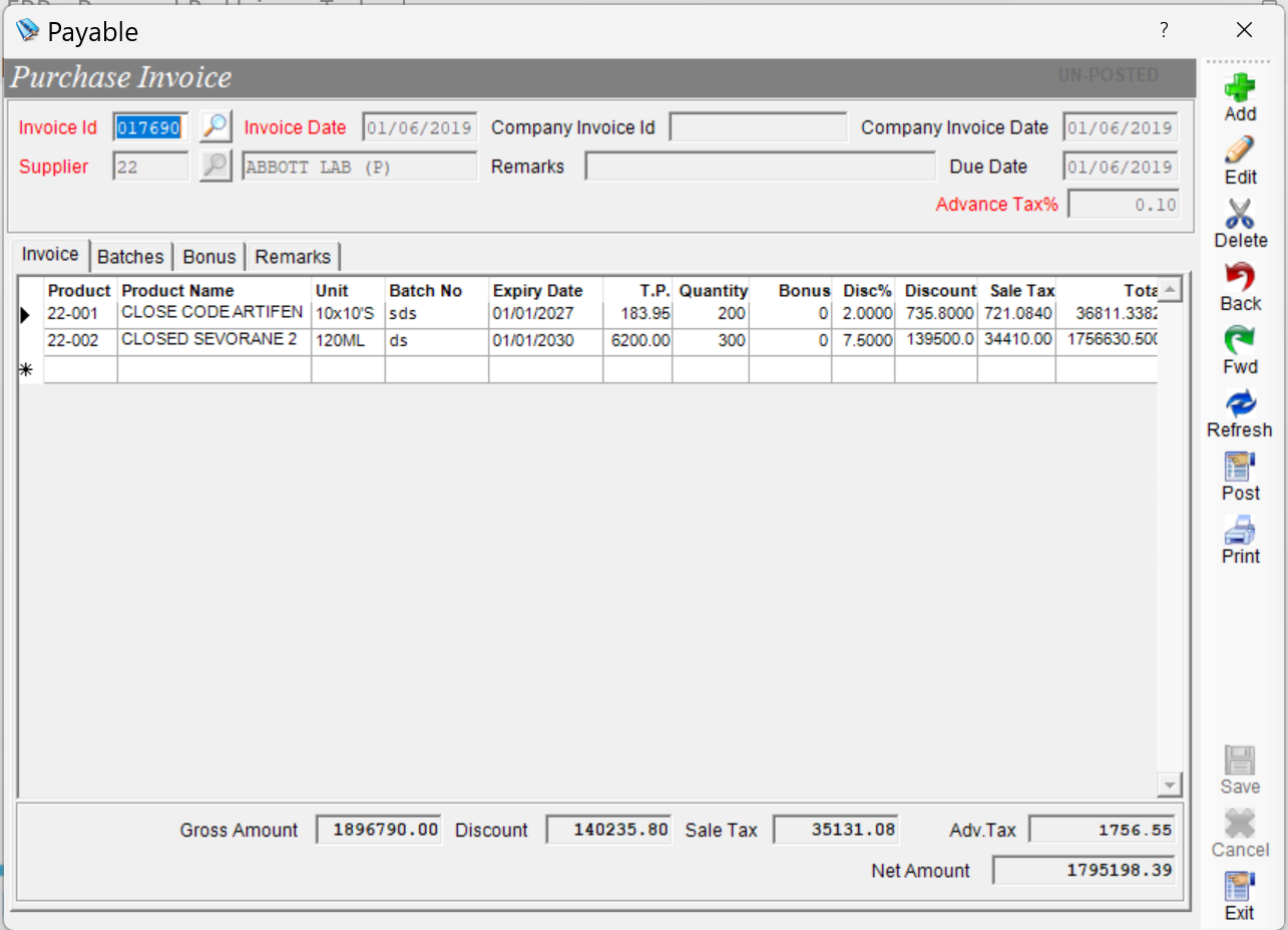 Pharma ERP & Accounting System screenshot 5