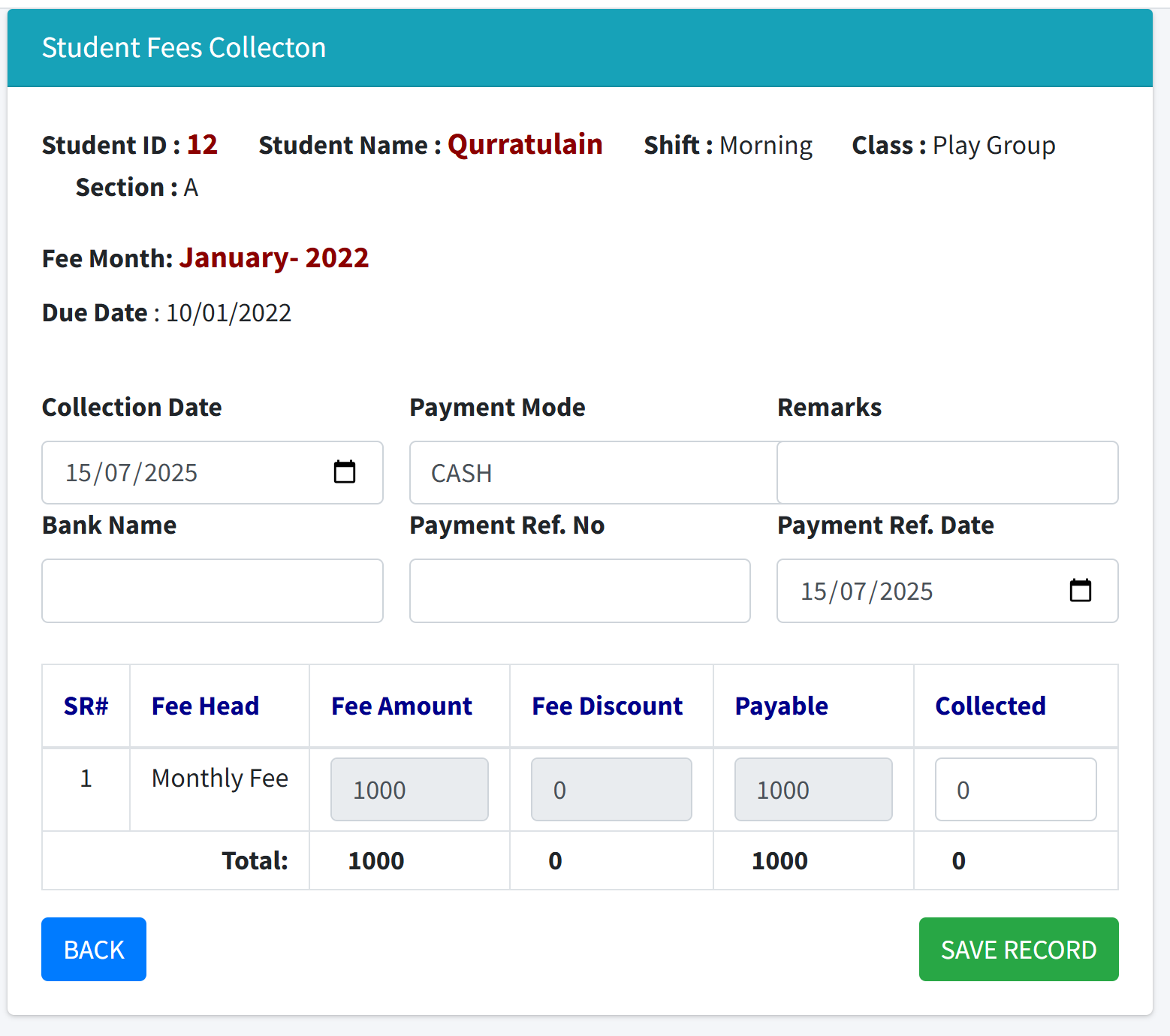 School CMS Web App screenshot 11