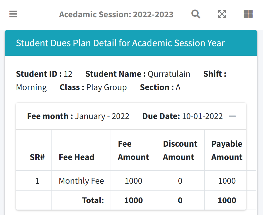 School CMS Web App screenshot 9