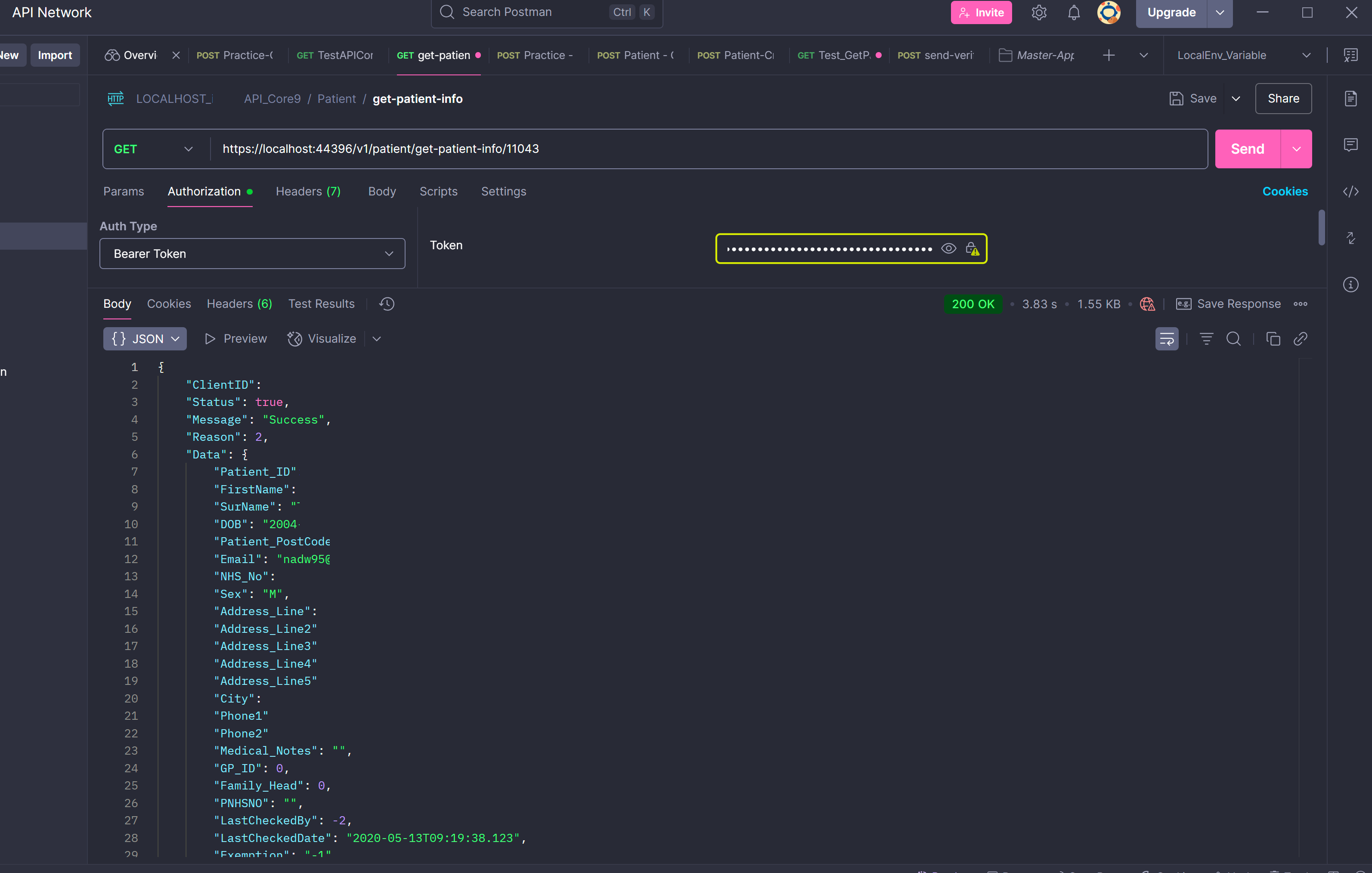 Dental Web API Gateway screenshot 2