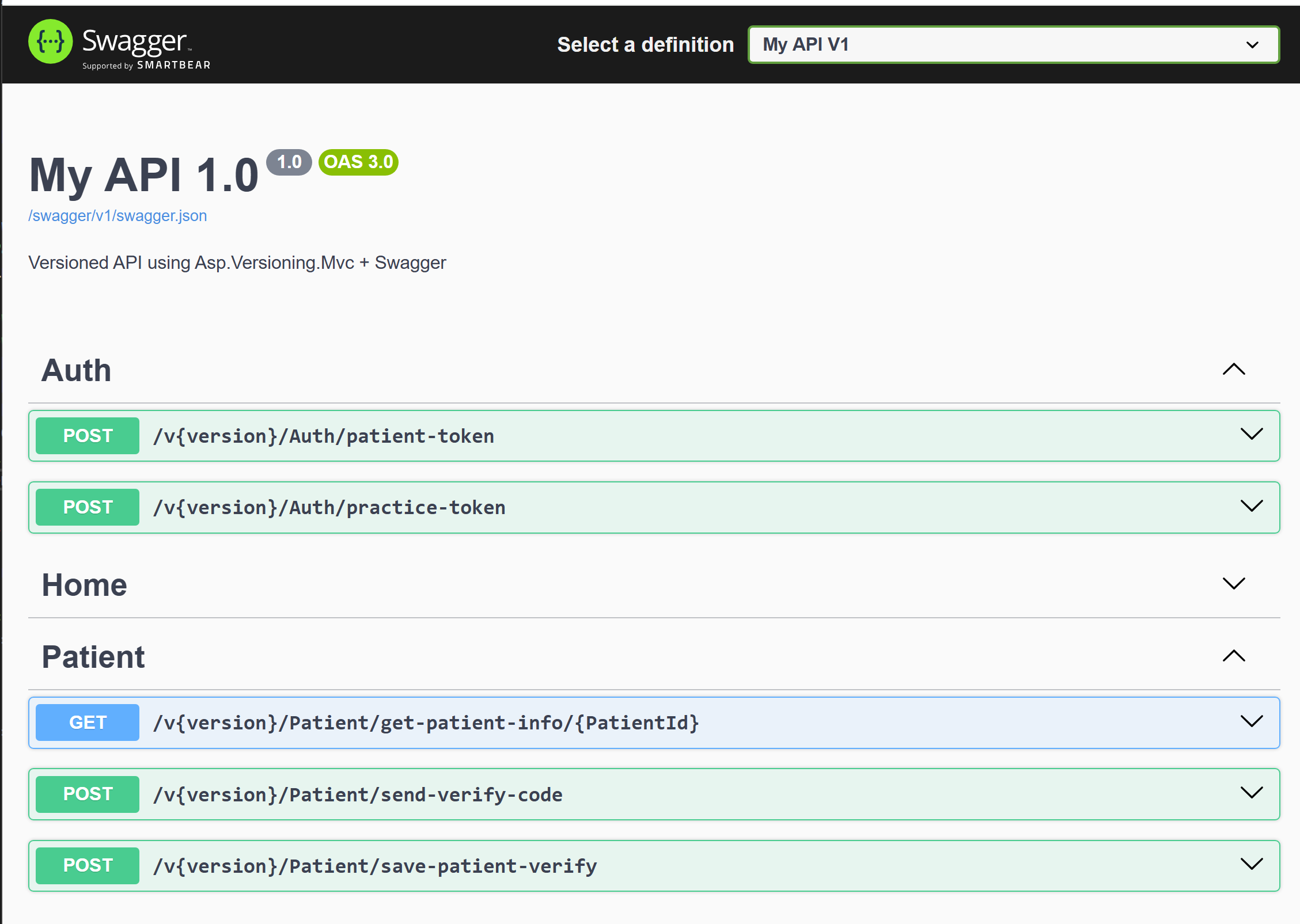 Dental Web API Gateway screenshot 4